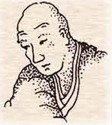retrato de Hokusai